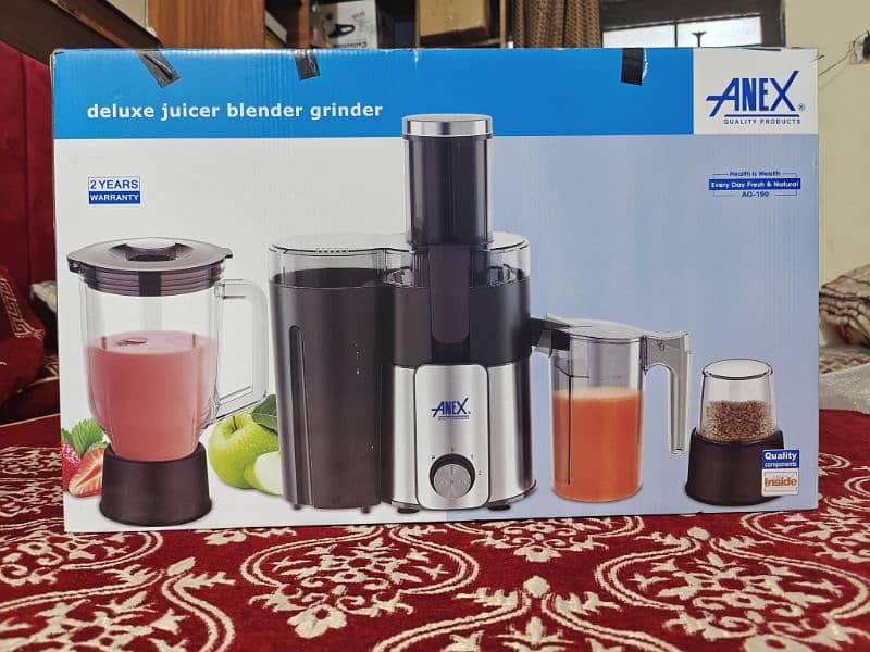 ANEX Deluxe Juicer blender grinder (3 in 1) 0