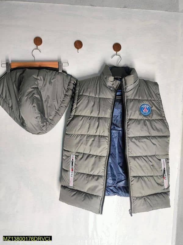 1pc men's parachute quilted sleeveless jacket 1