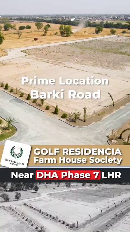 4 Walls Developers Offer Golf Residencia Farmhouse 4-Kanal Plot for Sale Near DHA Phase-7 3