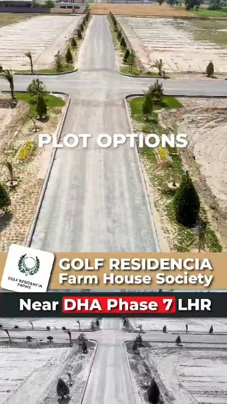 4 Walls Developers Offer Golf Residencia Farmhouse 4-Kanal Plot for Sale Near DHA Phase-7 5