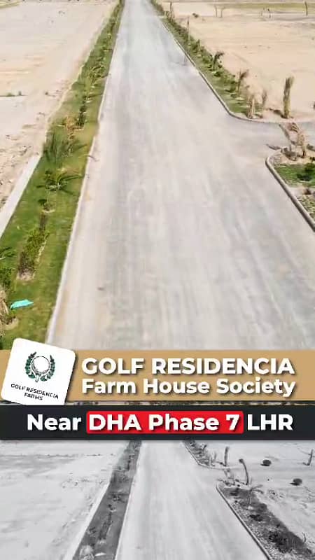 4 Walls Developers Offer Golf Residencia Farmhouse 4-Kanal Plot for Sale Near DHA Phase-7 10