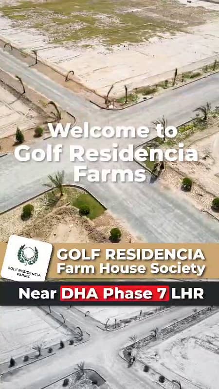 4 Walls Developers Offer Golf Residencia Farmhouse 4-Kanal Plot for Sale Near DHA Phase-7 12