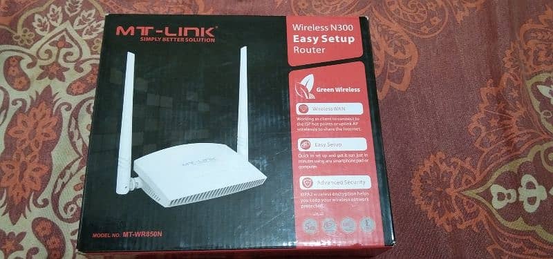 2 antina router mt link 6 month Sirf use Howa tha 2