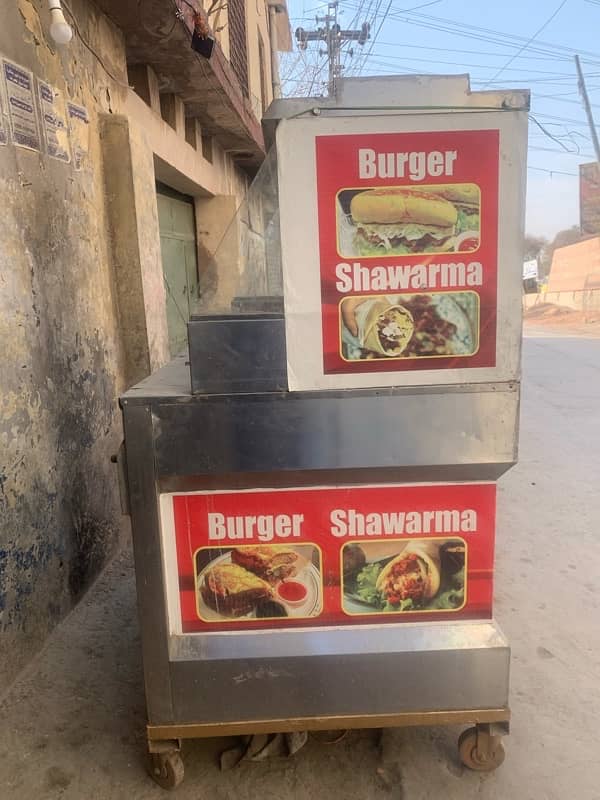 Burger shwarma counter 1