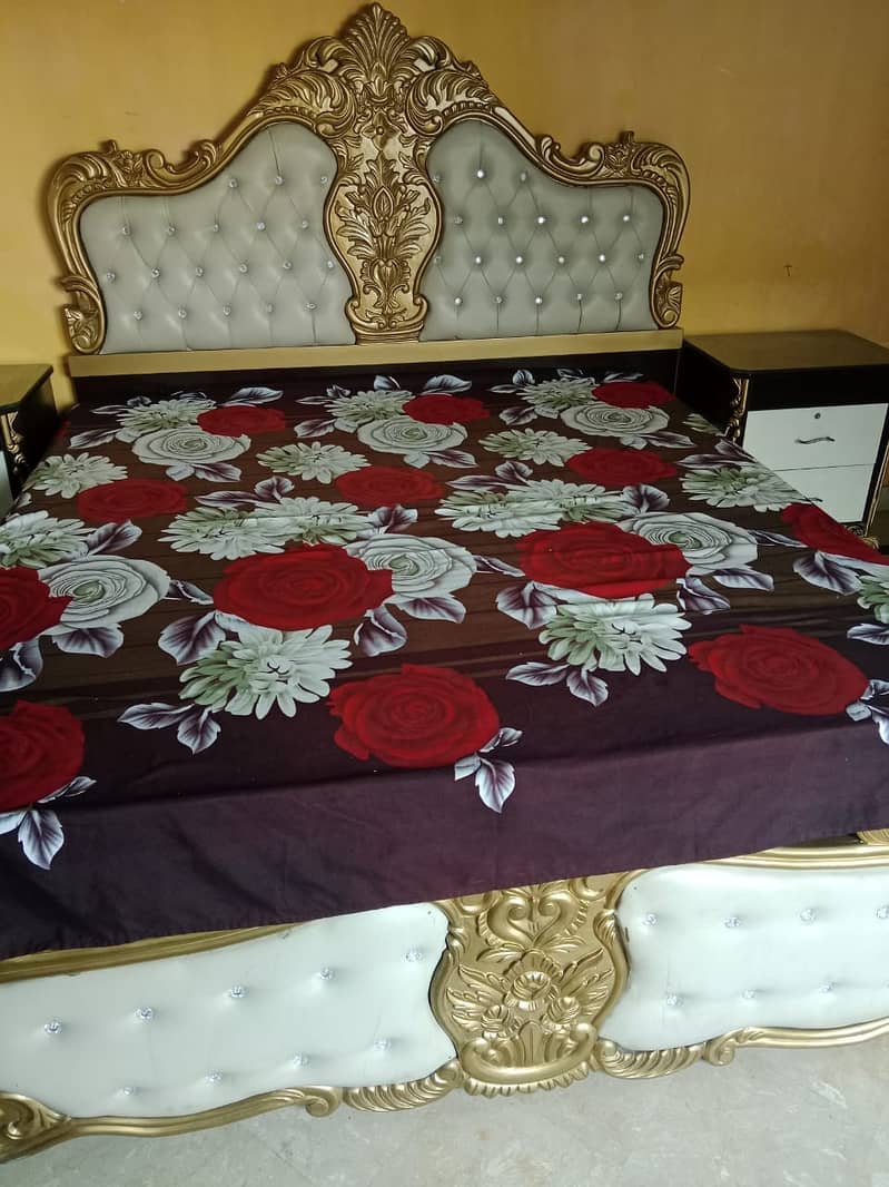 Bed Set/Wooden Bed/Bed Dressing/Wardrobe/Bedroom Set/Poshish Bed Set 1