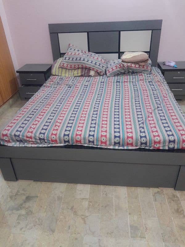 single bed with side table and dressing table mattress included 3