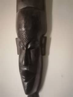 Mask African Carved Wooden