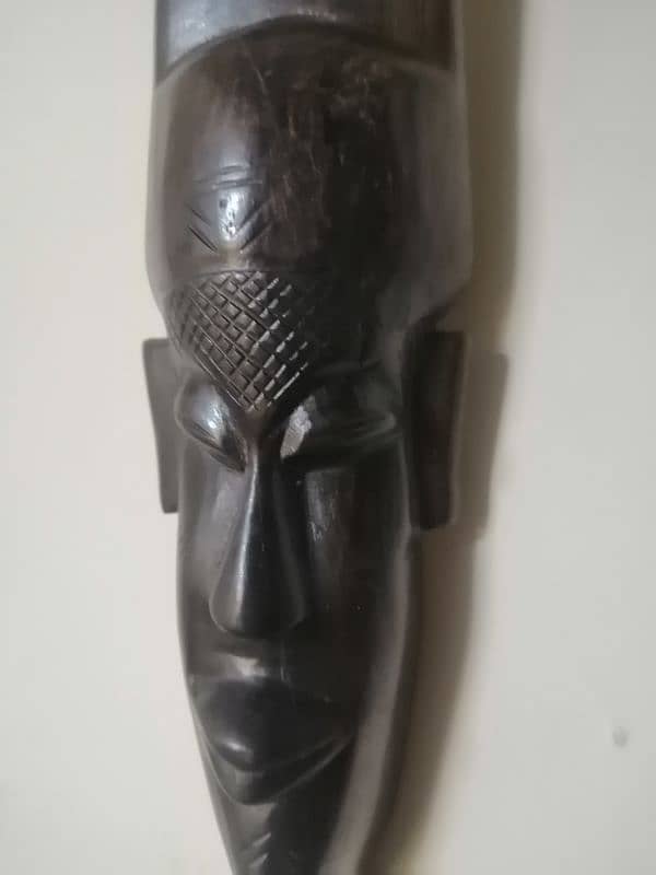 Mask African Carved Wooden 6