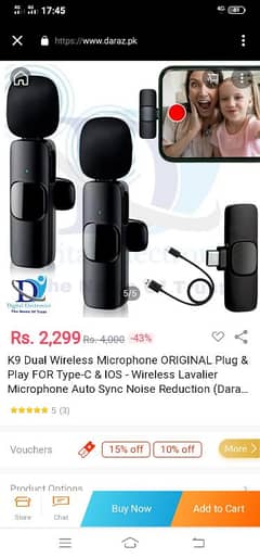 k9 original mic for iPhone all models cheap price