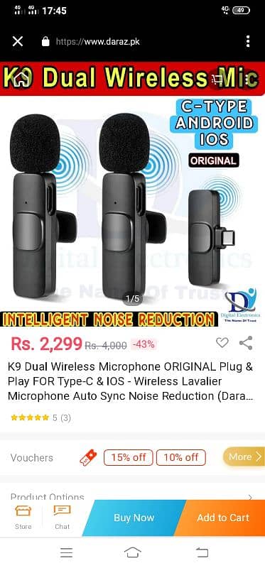 k9 original mic for iPhone all models cheap price 3