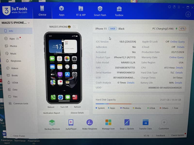 iPhone 11 64GB Jv Under Apple Warranty 7