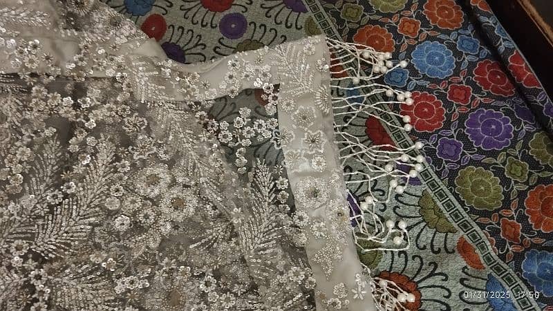 full heavy work saree for sale 7