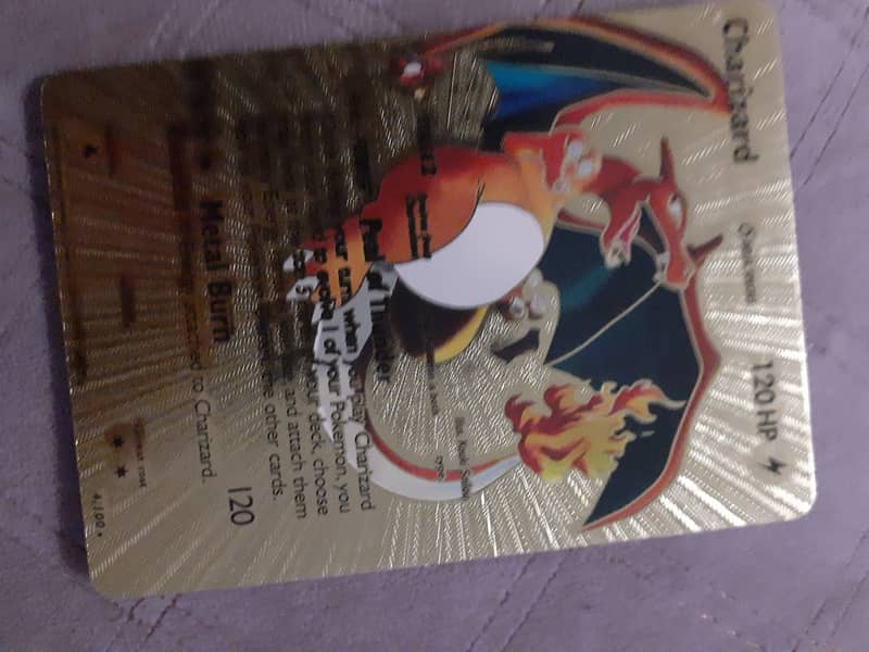 Golden pokemon cards 1