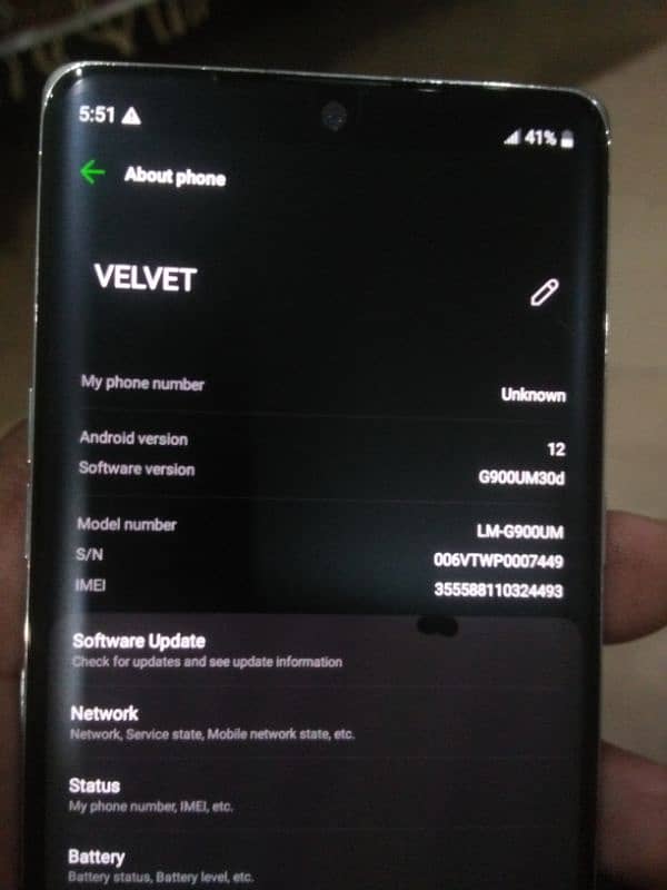 LG Velvet 6/128 6