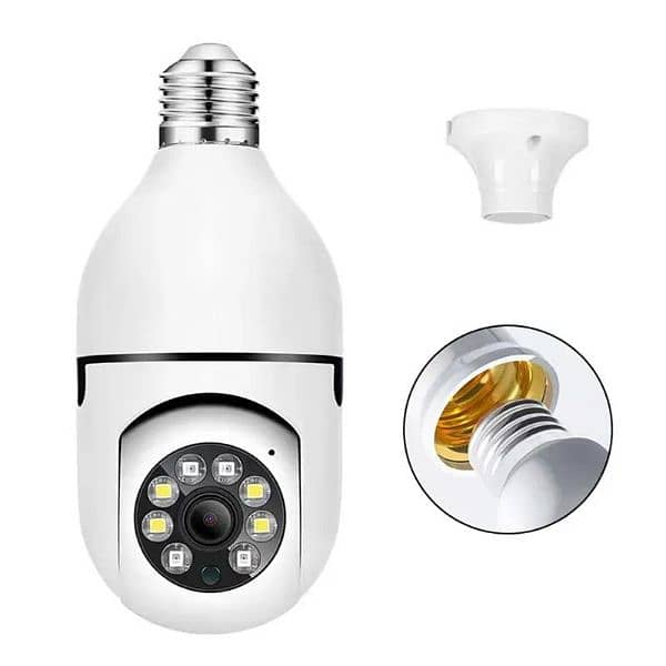 360° WiFi Bulb Camera Wireless free home delivery cash on delivery 1