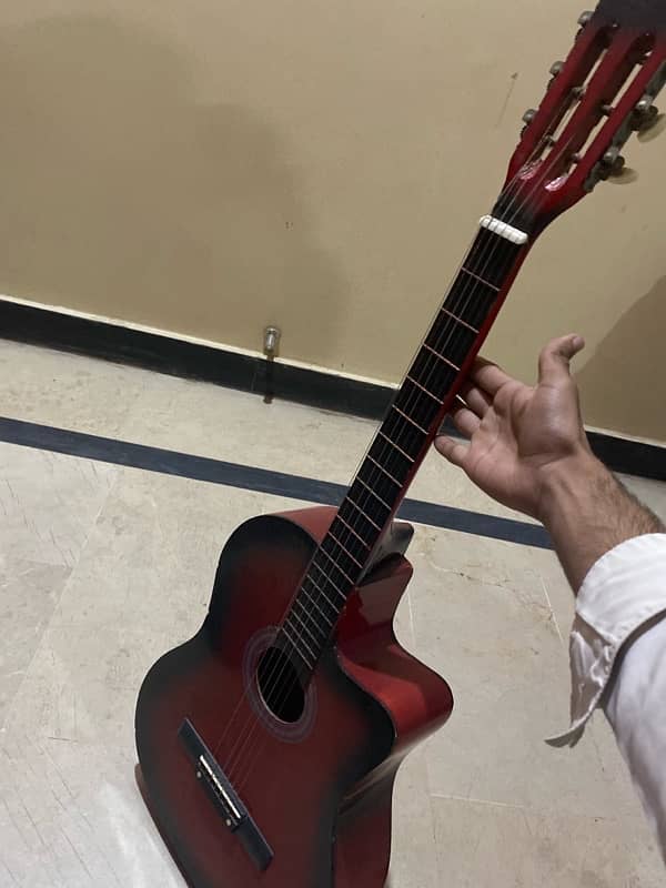 Red Guitar used only Guitar 0