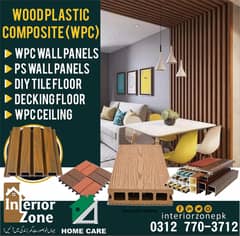 WPC Panels, Deck Floor, Ceilings, Wall Panels, PU Stone, Motif Design