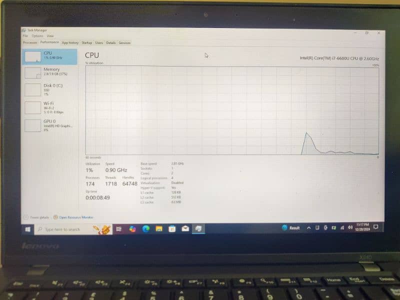 Lenovo Thinkpad x240 Core i7 6th Generation Dual Batteries 5