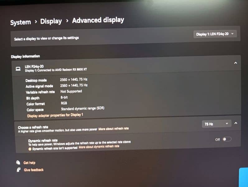 Lenovo 2k 75 gaming led bezel less monitor 3