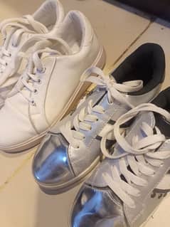 two pair of joggers shoes