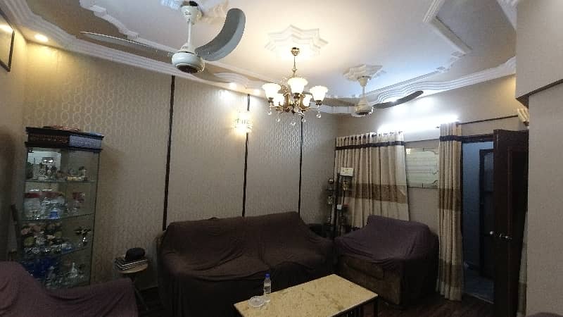 3 BED DD WAQAS HEIGHTS FLAT FOR SALE IN GULSHAN-E-IQBAL 13 D 1 7