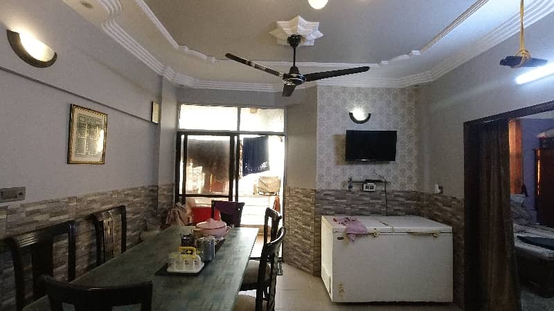 3 BED DD WAQAS HEIGHTS FLAT FOR SALE IN GULSHAN-E-IQBAL 13 D 1 10