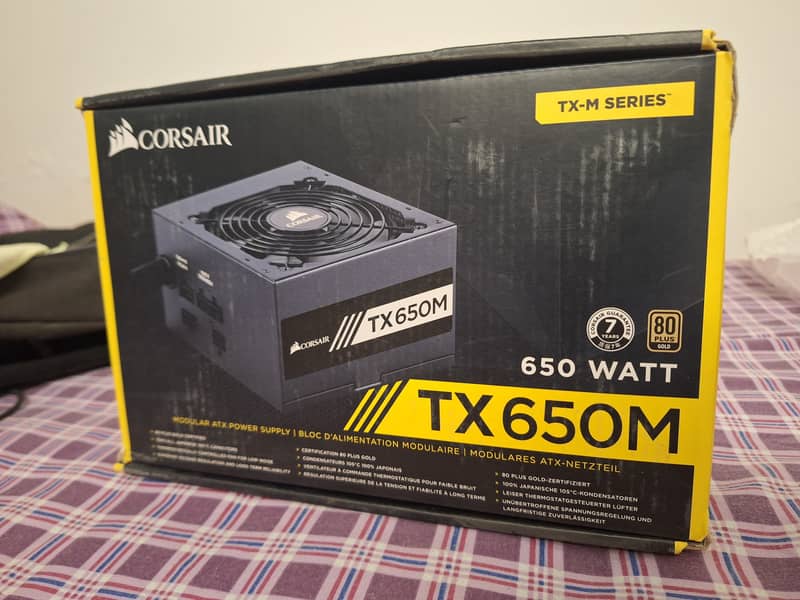 Corsair TX650M 650 Watts 80 Plus Gold PSU 0