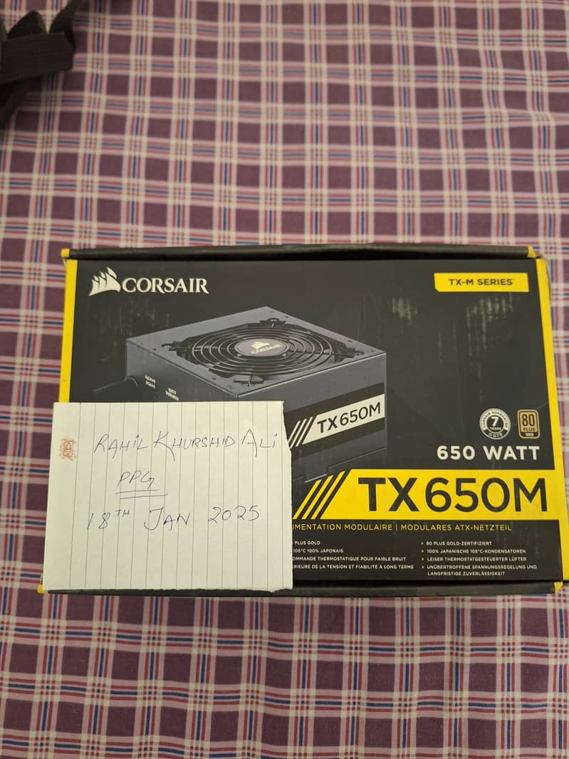 Corsair TX650M 650 Watts 80 Plus Gold PSU 4