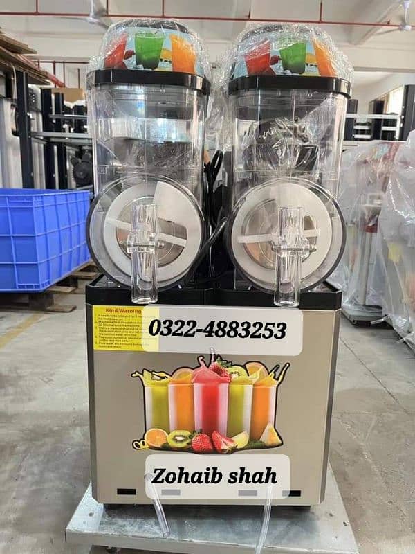 Slush machine Used New Pizza deck Oven Fast food Restaurant Fryar gril 2