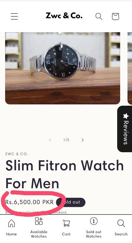 Fitron Man's Watch 4