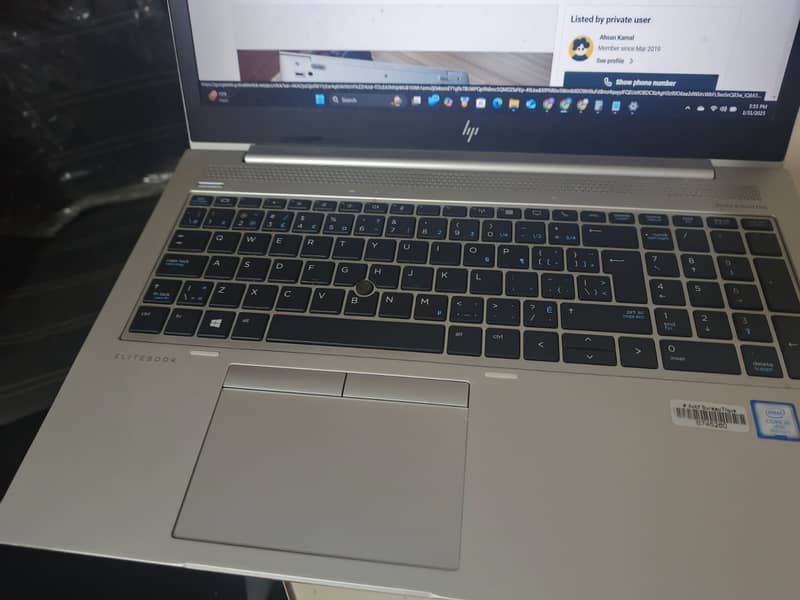 HP EliteBook 850 G6 - Core i5 vPro 8th Gen 5