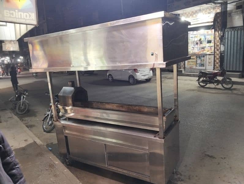 like a new bar b q counter full setup for sale 2