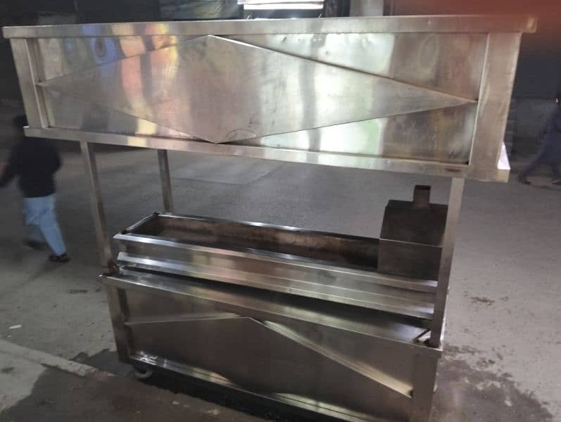 like a new bar b q counter full setup for sale 16