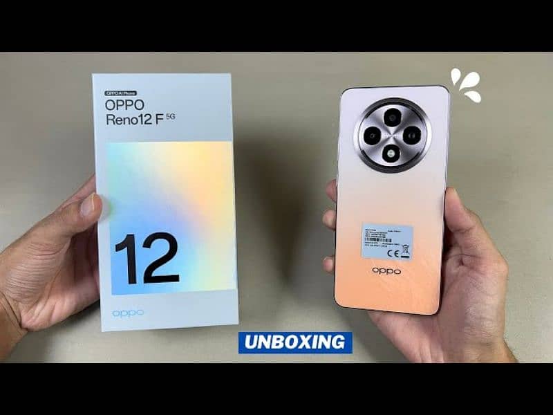 oppo Reno 12f. 8.256 abi new ha 10/10 1