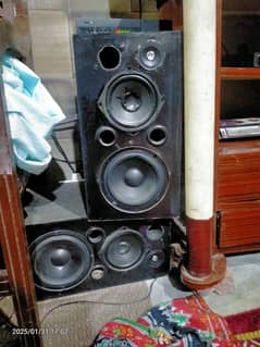 2x6 " and 2x4" with speaker woofer