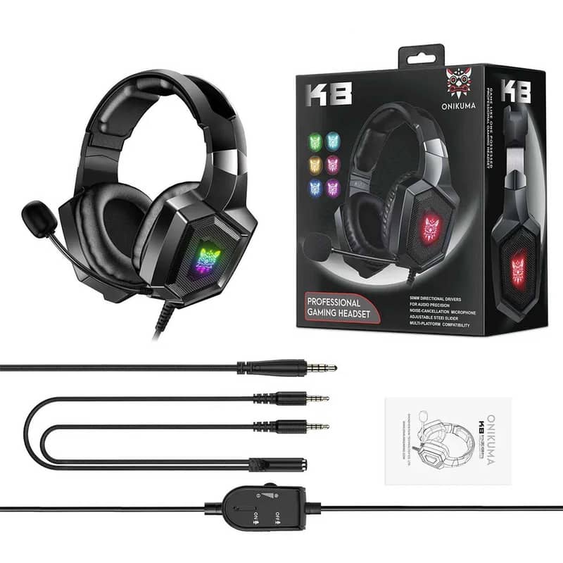 XTRIKE ME GH-515W WIRED RGB GAMING HEADSET WITH STATIC LIGHTING EFFECT 5