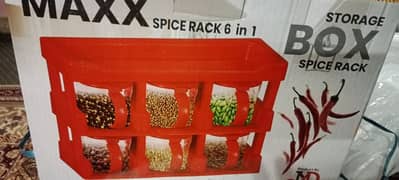 Maxx spice rack 6 in 1