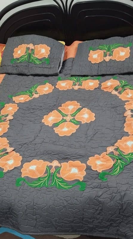 Double Bed sheet - Handmade - Quilted 2