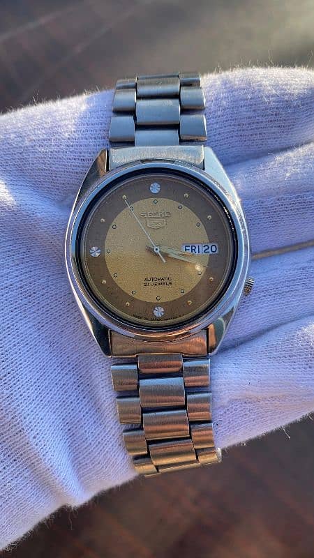 original Seiko5 automatic watch 7s26 movement 0