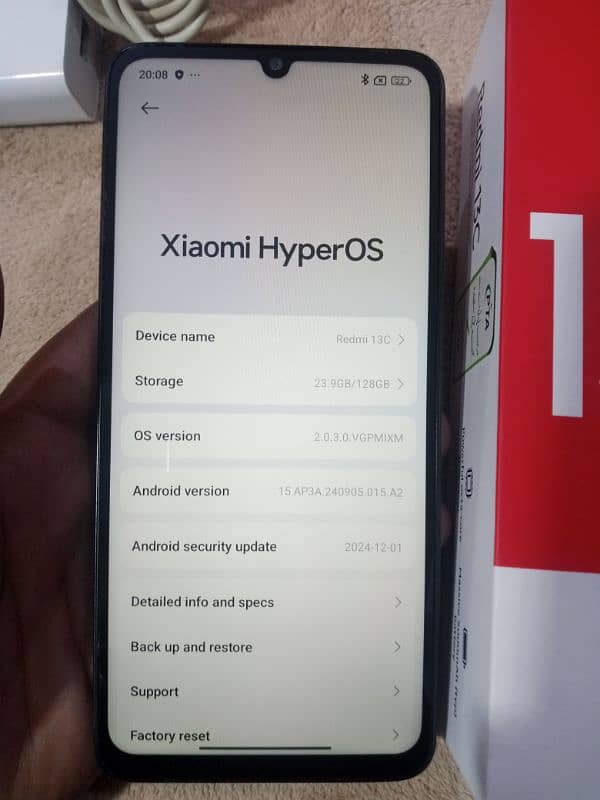 Redmi 13 C 6+6 Ram 128 Rom 1