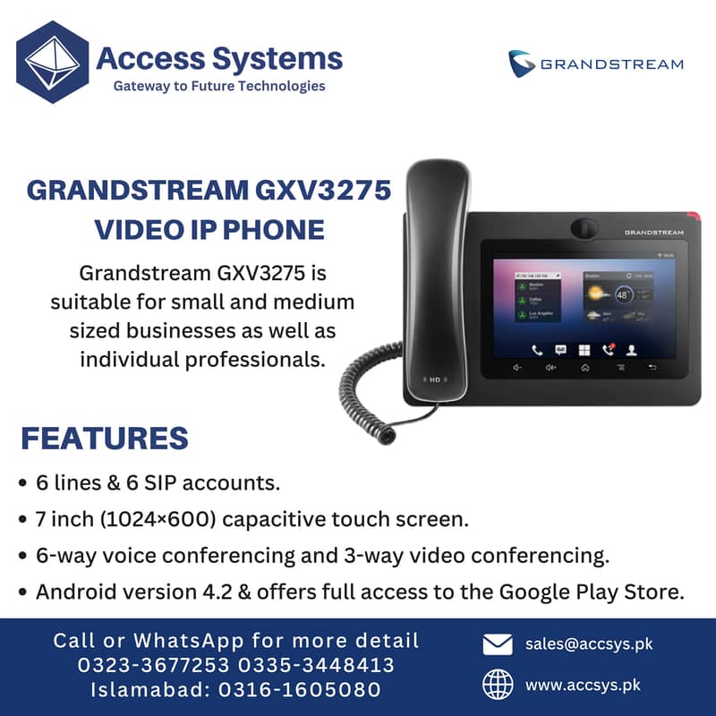 IP Phones Grandstream 2140 2170 3370 3380 WP810 GXPDP730 |0335-3448413 0