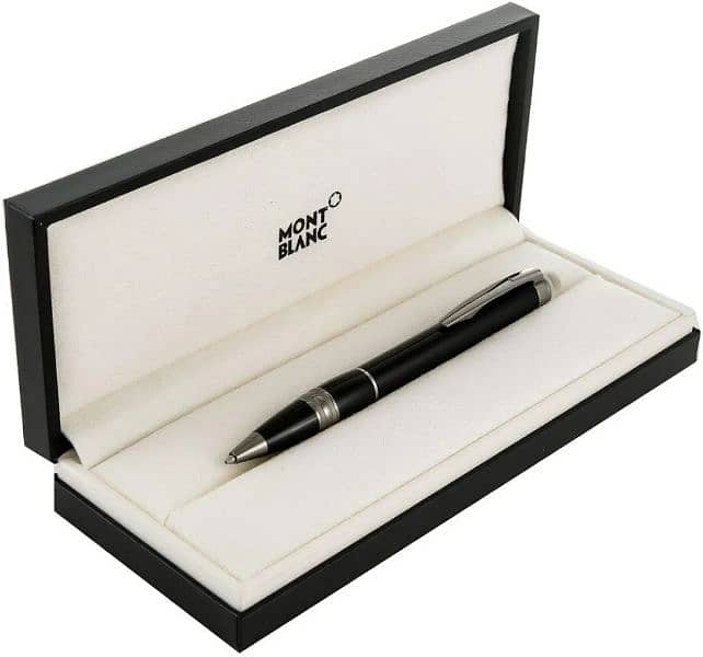 MONTBLANC STARWALKER MIDNIGHT BLACK RESIN BALLPOINT PEN - M25630 1