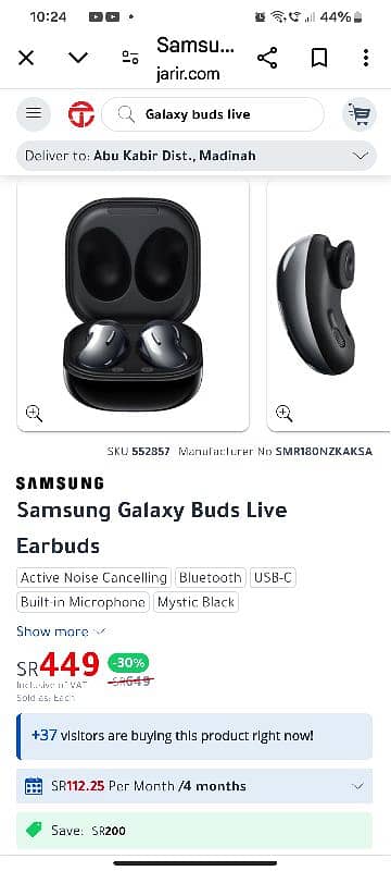 galaxy buds live 4