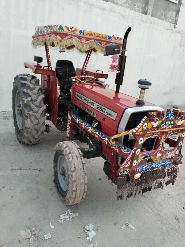 MF 260 turbo tractor model 2023 genuine 300 ghanta Chala hua 0