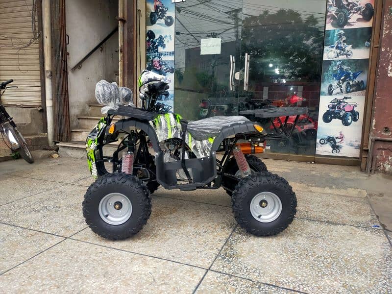 Double Disk Breaks 125cc Hunter Jeep Atv Quad Bike Delivery In All Pak 5