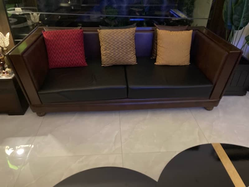 5 Seater Leather Sofa for Sale 0