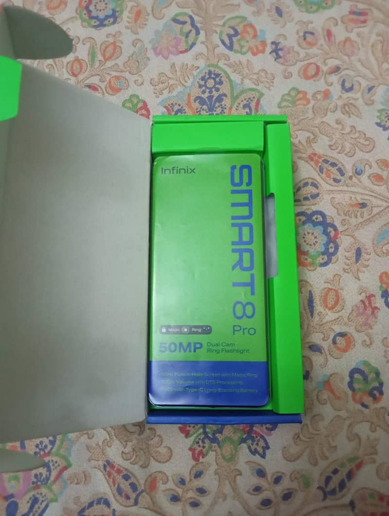 infinix smart 8 pro with box read full add 0