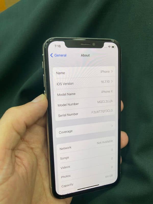 Iphone X 64Gb Factory unlock Non Pta (Urgent sale) 5