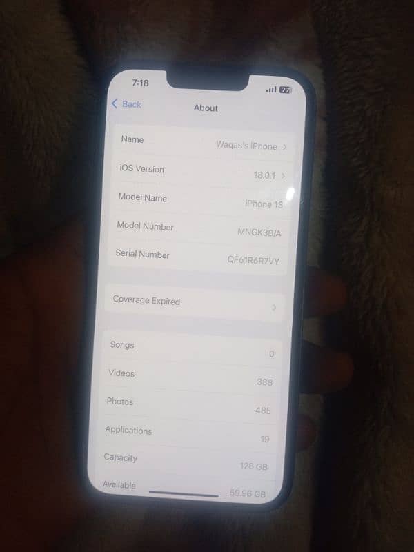 i phone 13 condition 10/10 NoN pta 2