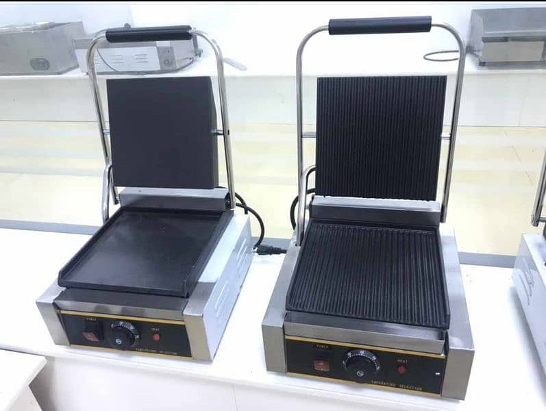 Pizza Deck Oven South star Dough Mixer Panini grill Fast food Setup 4